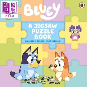 【中商原版】小蓝狗布鲁 拼图书 Bluey A Jigsaw Puzzle Book 英文原版 儿童游戏绘本 图画故事书 进口亲子童书 3-6岁
