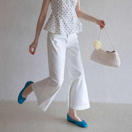 馥迦简约通勤宽松休闲阔腿裤 商品图4