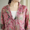 GYH 1292休闲时尚气质宽松复古花西装外套 商品缩略图3