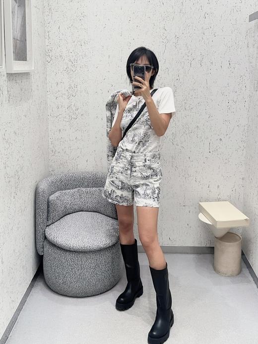 TY409-DIOR迪奥 SS25 Cruise早春成衣系列 短款棉质印花牛仔外套 女款   (PG*MM) 9.10直播款 商品图1