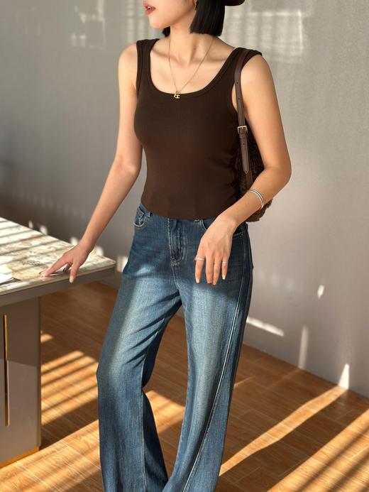H5BX31023#一体式臻璇螺纹背心 商品图2