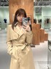 Burberry巴宝莉新款  纯色中长款翻领腰带长袖风衣（SS） 商品缩略图4
