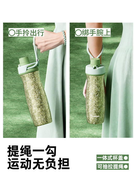 bablov纯钛保温杯男士便携运动杯子女生随行钛杯户外骑行登山水杯 商品图3