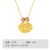 Winy S925银雅韵金锁项链送女友闺蜜节日生日礼物 商品缩略图3