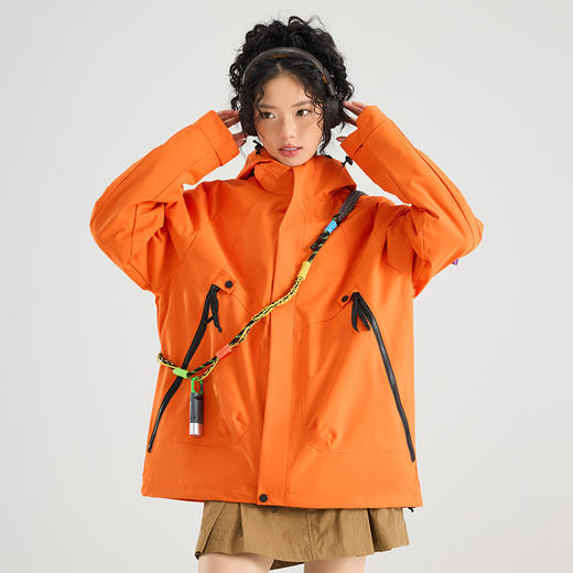 山系户外冲锋衣 三合一防风防水两件套 秋冬抓绒内胆徒步登山服国庆出游 商品图13