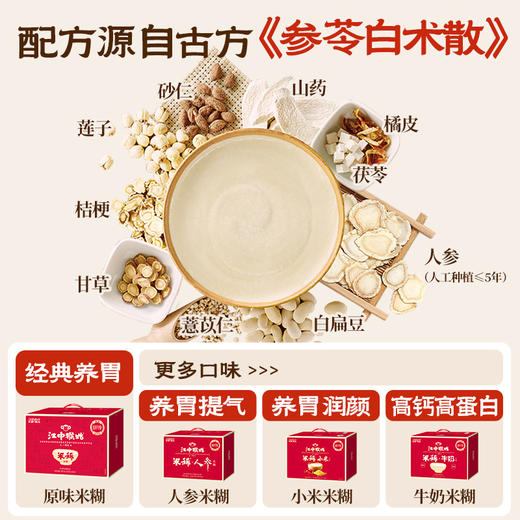 江中猴姑米稀原味米糊 30天 900g/30包/盒 商品图3