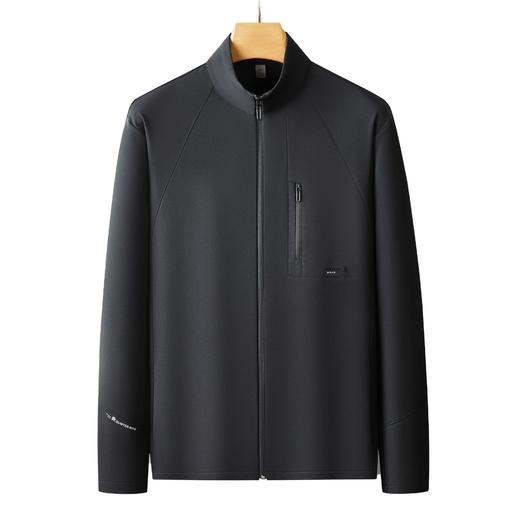 【DDP】大依优型大码男装潮胖加肥加大码运动休闲立领夹克外套 商品图4