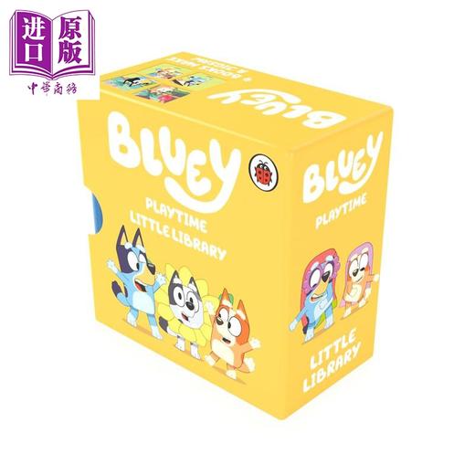 【中商原版】小蓝狗布鲁玩乐图书馆 Bluey Bluey Playtime Little Library 英文原版 儿童纸板书 绘本 图画故事书 进口童书 商品图0