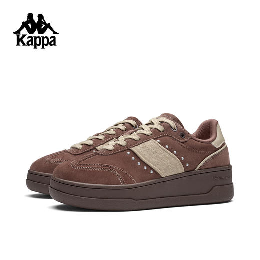 Kappa 2025秋季新 女款复古德训鞋  厚底增高运动K0F85CC77M 商品图3