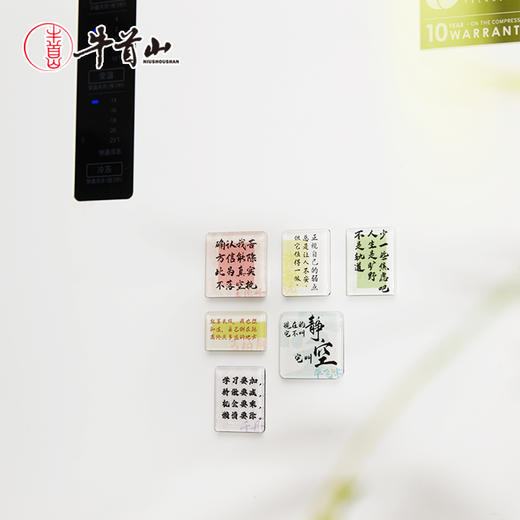 牛首山文创国潮创意磁吸滴胶冰箱贴南京旅游纪念品送朋友伴手礼 商品图2