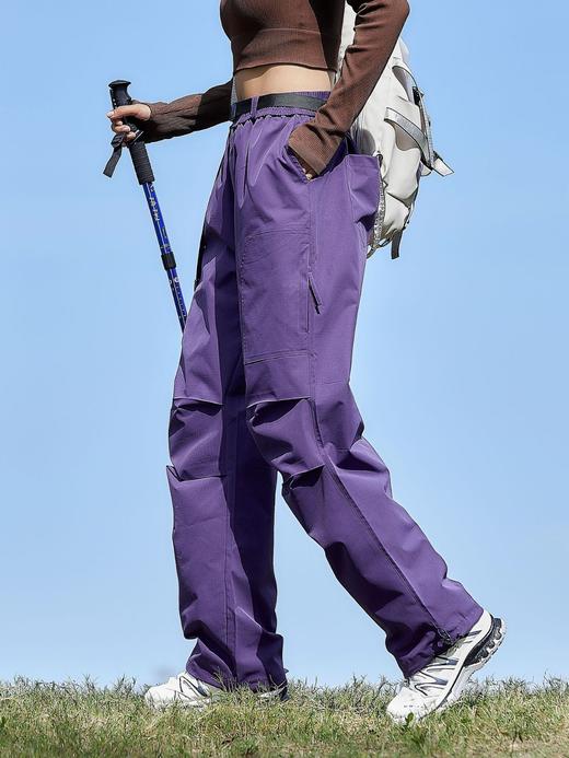 秋冬加绒登山裤山系冲锋裤 户外防水登山徒步工装裤 男女同款国庆出游 商品图1