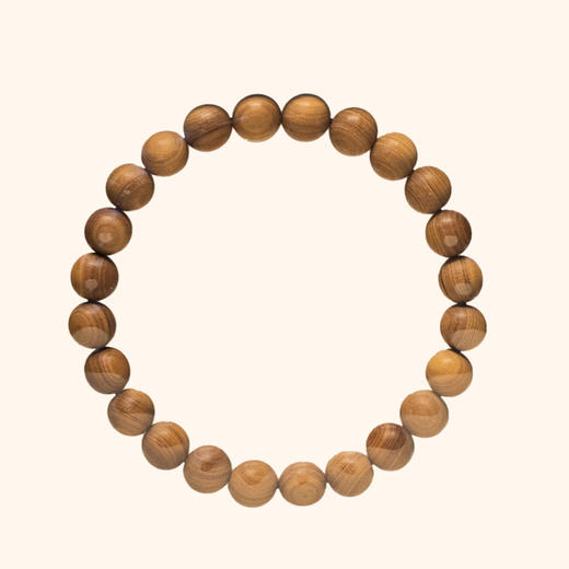 *自营*素履檀香木手串 | #轻微奶香#清新淡雅/带有甜味/粉感/木质调澳洲檀香木品种。浅色佛珠天然香料手工珠子文玩手链男女手链中式。 商品图8