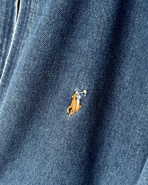 单品包邮现货 THS-限时 RL马球家 女士 经典刺绣logo复古水洗软牛仔外套 BF1109 商品图7