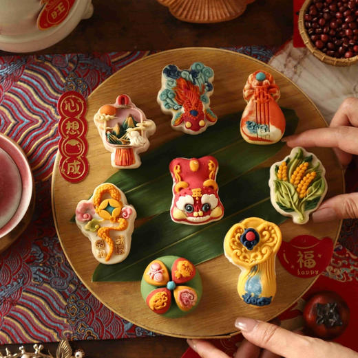 礼遇中秋·文创宫廷月饼（8粒装） 商品图2