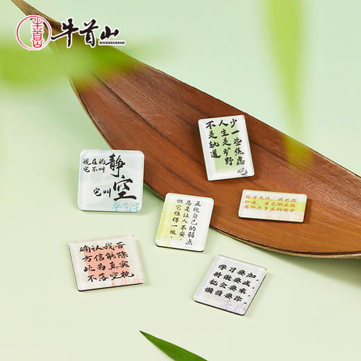 牛首山文创国潮创意磁吸滴胶冰箱贴南京旅游纪念品送朋友伴手礼 商品图0
