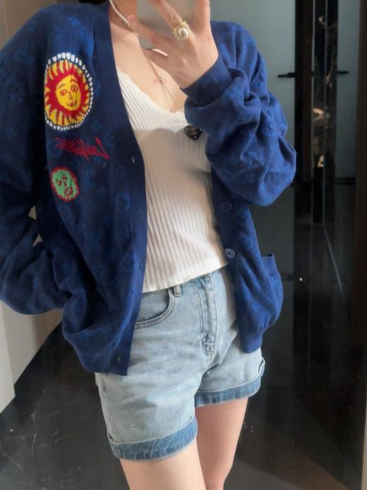 驴家 面孔图案针织开衫 商品图6