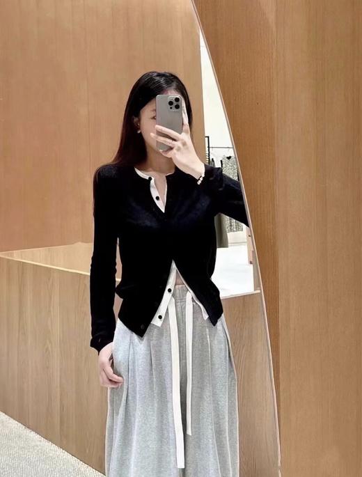 TY299-editio*-云朵羊毛假两件针织开衫(TQC) 9.10直播款 商品图0