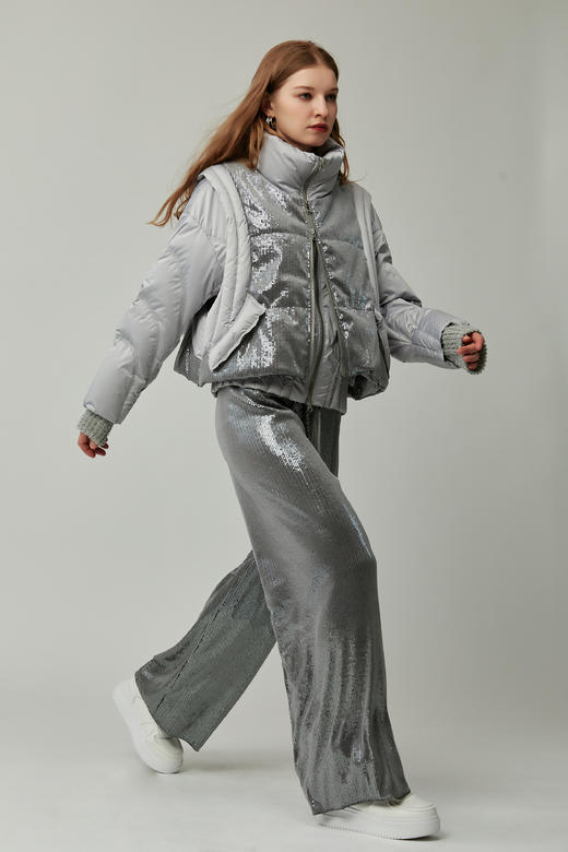 SAFICOO 摩登时尚 两件套式短款羽绒夹克 商品图2