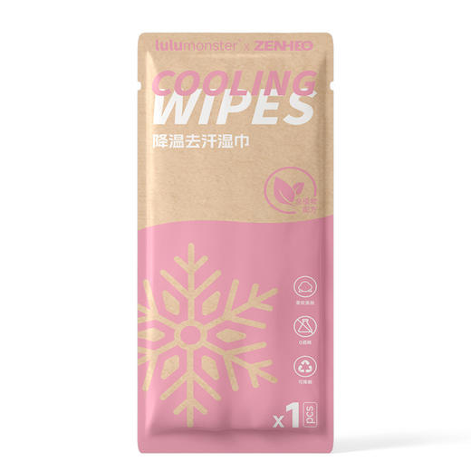 【母婴安全配方！拍1发3】户外必备Ecowish降温冰巾 凉感湿巾去汗防暑提神降温清凉便携 商品图6