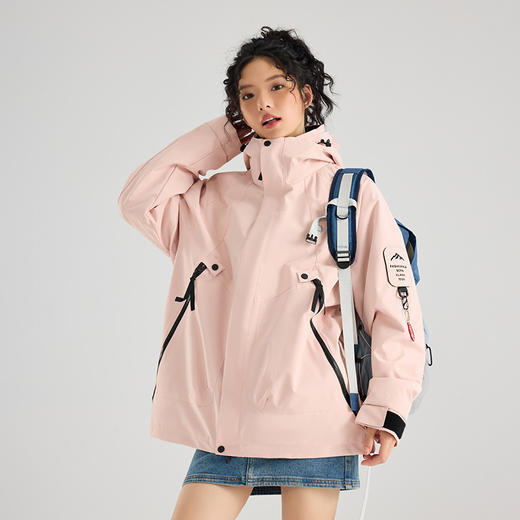 山系户外冲锋衣 三合一防风防水两件套 秋冬抓绒内胆徒步登山服国庆出游 商品图10