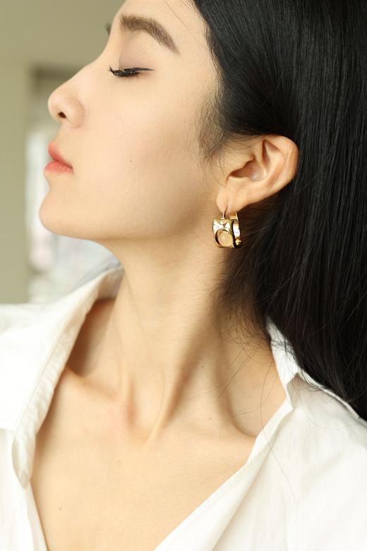 【Anglebaby杨颖&佟丽娅同款】Garden of Eden 伊甸园系列 | 晨曦耳圈 商品图4