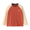【七个萄子儿童圆领撞色插肩袖打底衫R279125】吸睛撞色款，吸湿排汗透气百搭，棉感亲肤，学院风时尚穿搭 商品缩略图2