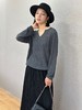 D5MZ31093#慵懒风小V领针织衫 商品缩略图0
