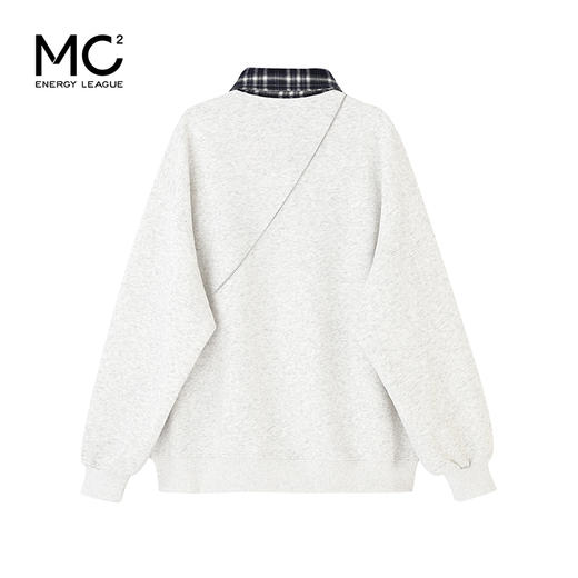 女装格子翻领配小包卫衣-6840W5232026 商品图4