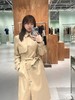 Burberry巴宝莉新款  纯色中长款翻领腰带长袖风衣（SS） 商品缩略图1