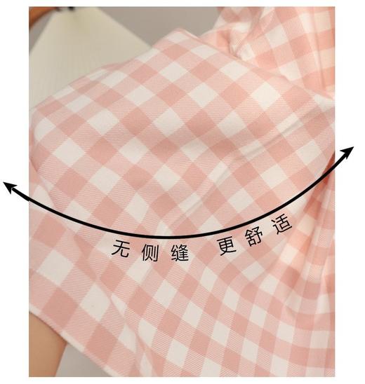 格纹磨毛长袖长裤套装 日系无印情侣棉法兰绒磨毛睡衣套装无侧缝男女秋冬家居服 商品图6