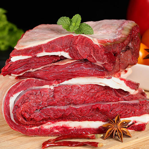 新鲜 武川 草原散养西门塔尔牛腩1Kg 商品图1