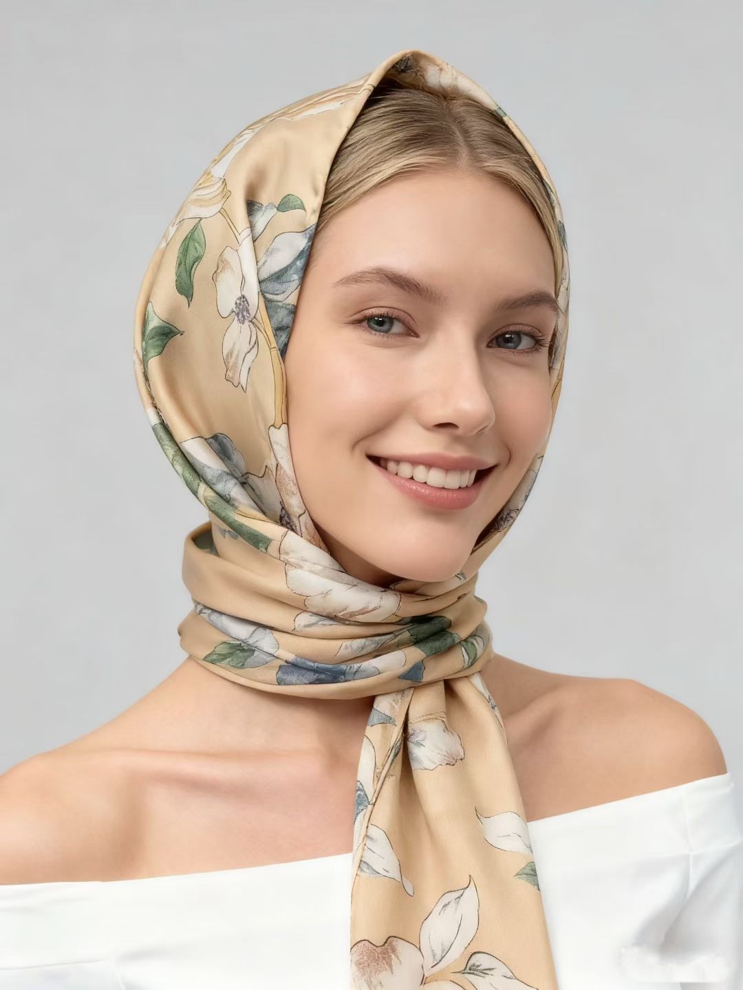 优品堂【花魁】100％桑蚕丝长巾