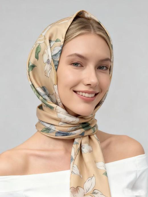 优品堂【花魁】100％桑蚕丝长巾 商品图0