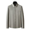 【莱赛尔】【DKP】大依优型大码长袖衬衫男士翻领莱赛尔棉秋季新款商务休闲简约加肥加大码方领工装长袖衬衫男300斤 商品缩略图4