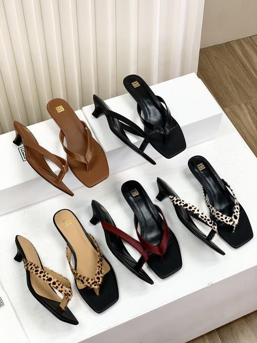 T**oteme 时尚猫跟夹趾拖鞋 商品图5