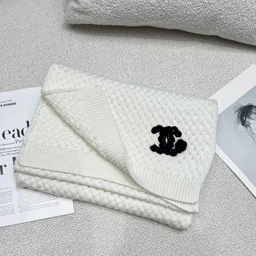 TY414-Chanel 香奈儿 25A高级手工坊系列新款冬季搭配神器羊绒围巾（PG*MM）9.10直播款 商品图9