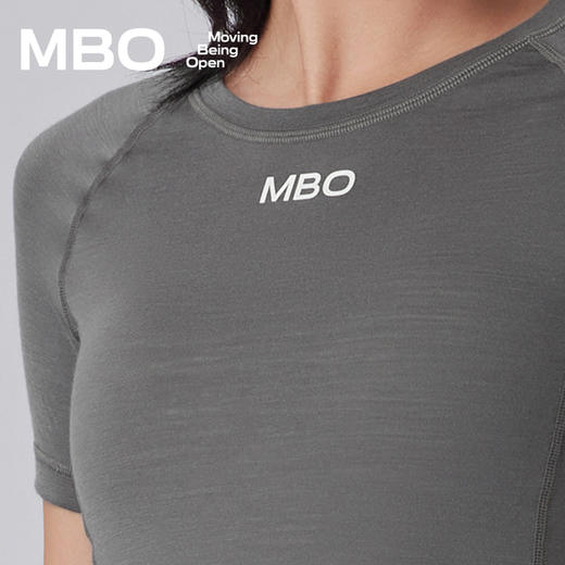 MBO女子美利奴羊毛 短袖无袖打底衫 秋冬打底衫 百川B310/B330 (经销商专拍链接，非经销商拍单不发货) 商品图11
