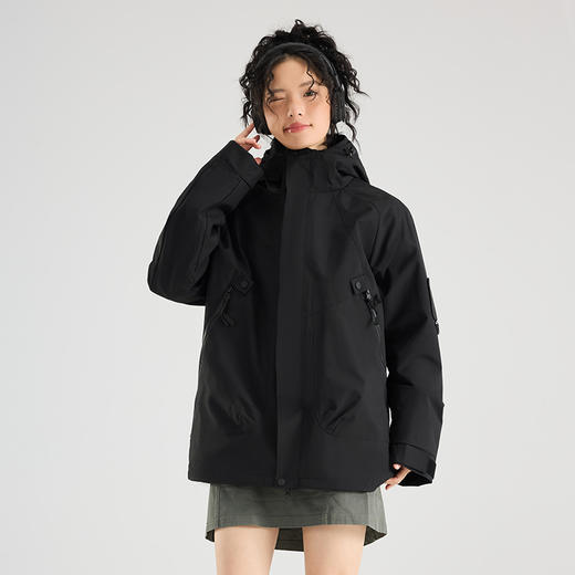 山系户外冲锋衣 三合一防风防水两件套 秋冬抓绒内胆徒步登山服国庆出游 商品图7