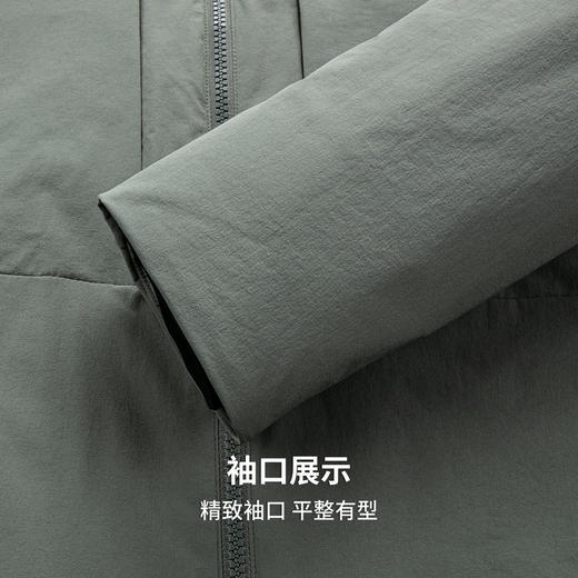 服圣得西男轻商务工装时尚翻领棉服2025秋季新款通勤简约有型夹克 商品图8