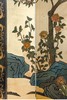 【已售】独角鹿西洋古董20世纪中期中国出品「富贵花鸟」主题金地款彩雕漆双面四曲隔断装饰屏风 商品缩略图2