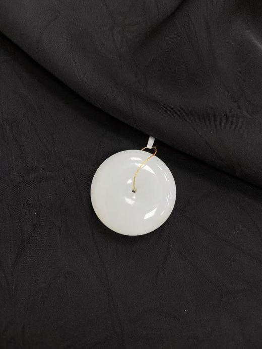 【于田产和田玉95料羊脂平安扣】30#，20克，出证书，发货1~5天，48小时鉴赏期 商品图2