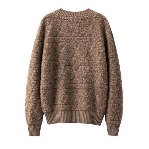 S·Y·C【Di奥毛巾绣新款升级】100纯山羊绒圆领毛巾绣外套CYR240216 商品图2