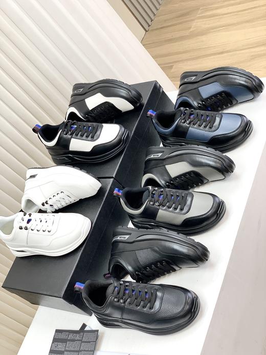 P**rada 男士商务撞色休闲运动鞋 商品图0