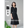 剩S/M/L/XL 米思阳2026春季气质V领七分袖小黑裙收腰显瘦A字连衣裙5058 商品缩略图0