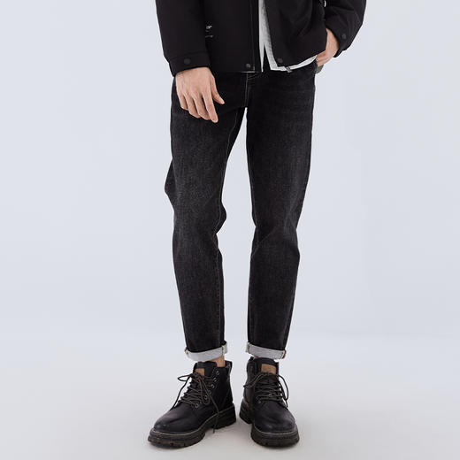 【断码清仓】HX 秋季水洗牛仔九分裤S210530001101 商品图1