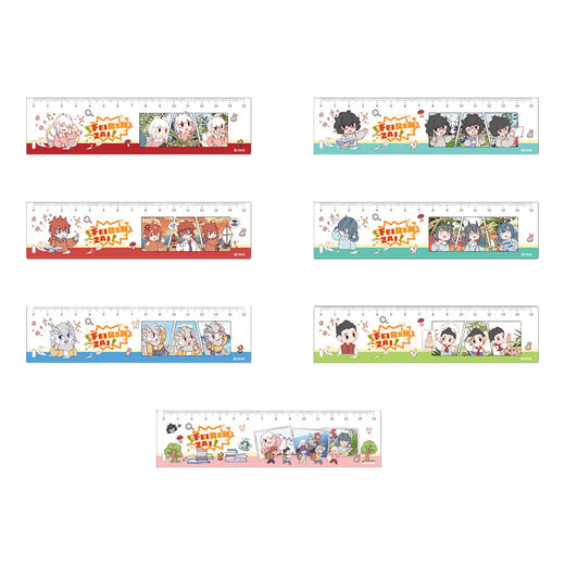 《非人哉官方店》科学探险队亚克力尺子盲盒15cm直尺学生专用动漫文具 商品图4
