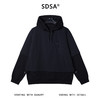 11302SDSA男士秋冬新款痞帅男装潮流纯色假两件连帽卫衣宽松百搭上衣 商品缩略图1