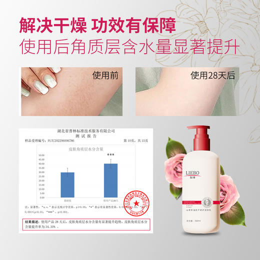 严选 | 裂博山茶籽油秋冬季身体乳260ml 抗干修护保湿（赠裂博手霜/足霜8克*5袋，随即发） 商品图3