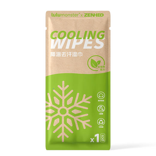 【母婴安全配方！拍1发3】户外必备Ecowish降温冰巾 凉感湿巾去汗防暑提神降温清凉便携 商品图5