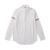 中性款纯棉条纹长袖衬衫022 商品缩略图1